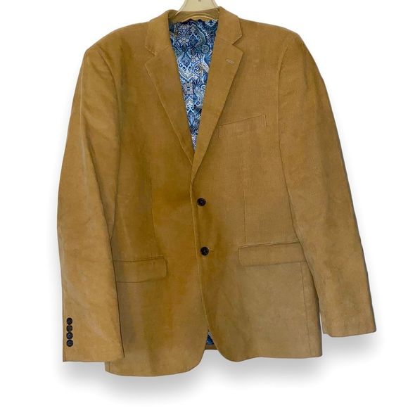 Alan Flusser Other - Alan Flusser | Tan Corduroy Sport Coat | Size Large